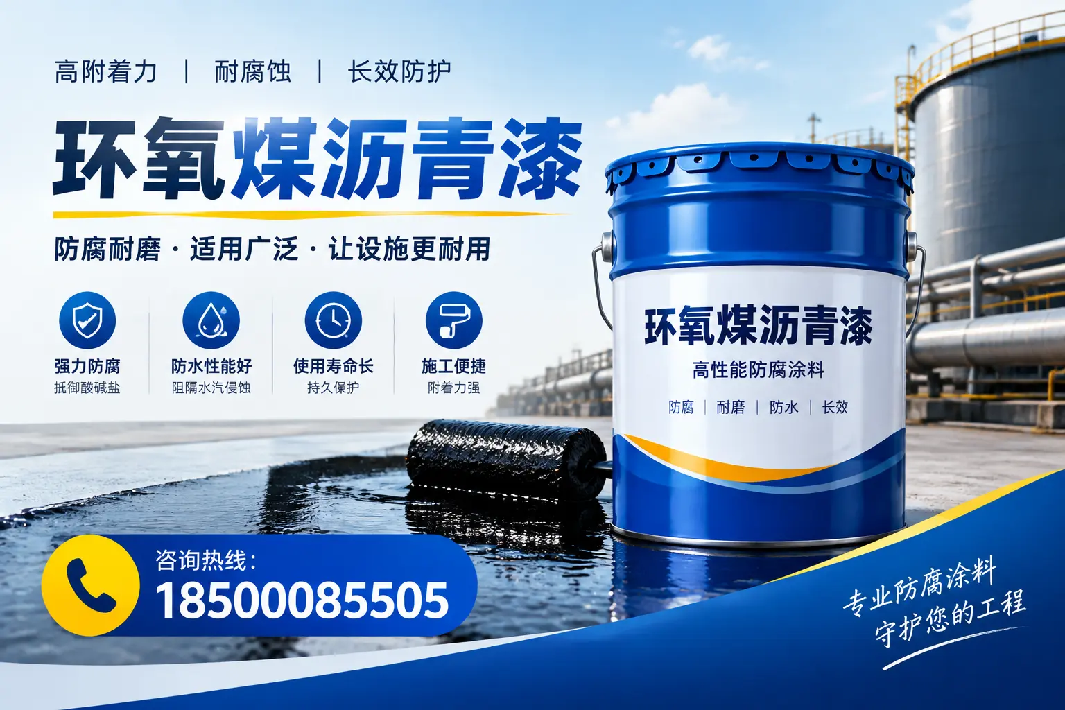 环氧煤沥青漆与其他涂料的对比分析，助力南湖企业决策